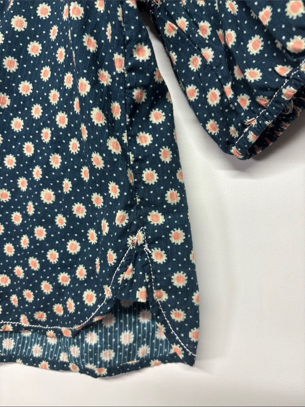 ✨Pilcro The Tallulah Double Puff-Sleeve Blouse Size M - Picture 10 of 15